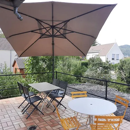 Ferienhaus Le Cerisier - Route Des Vins - Parking Et Terrasse Avec Vue Sur Montagnes Et Vignoble